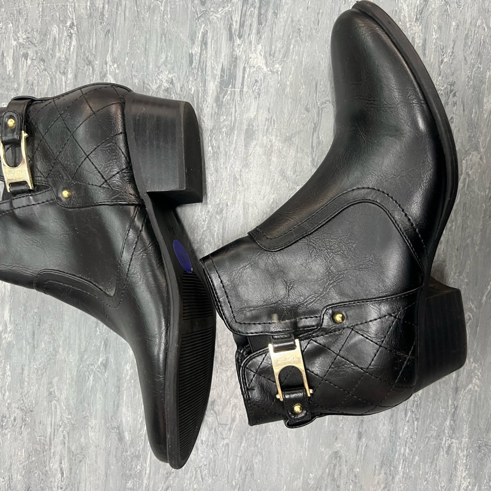 Black ankle boots